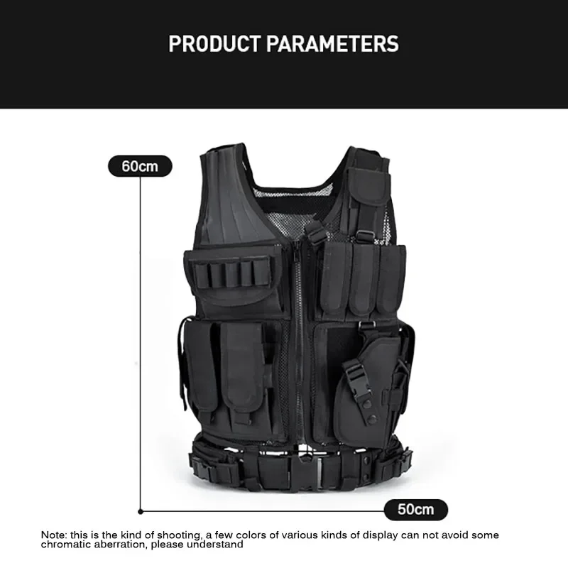 Einstellbare Molle Taktische Weste Kampf Körper Rüstung Westen Wachmann Jagd Armee Outdoor CS Krieg Spiel Airsoft Training Jacke