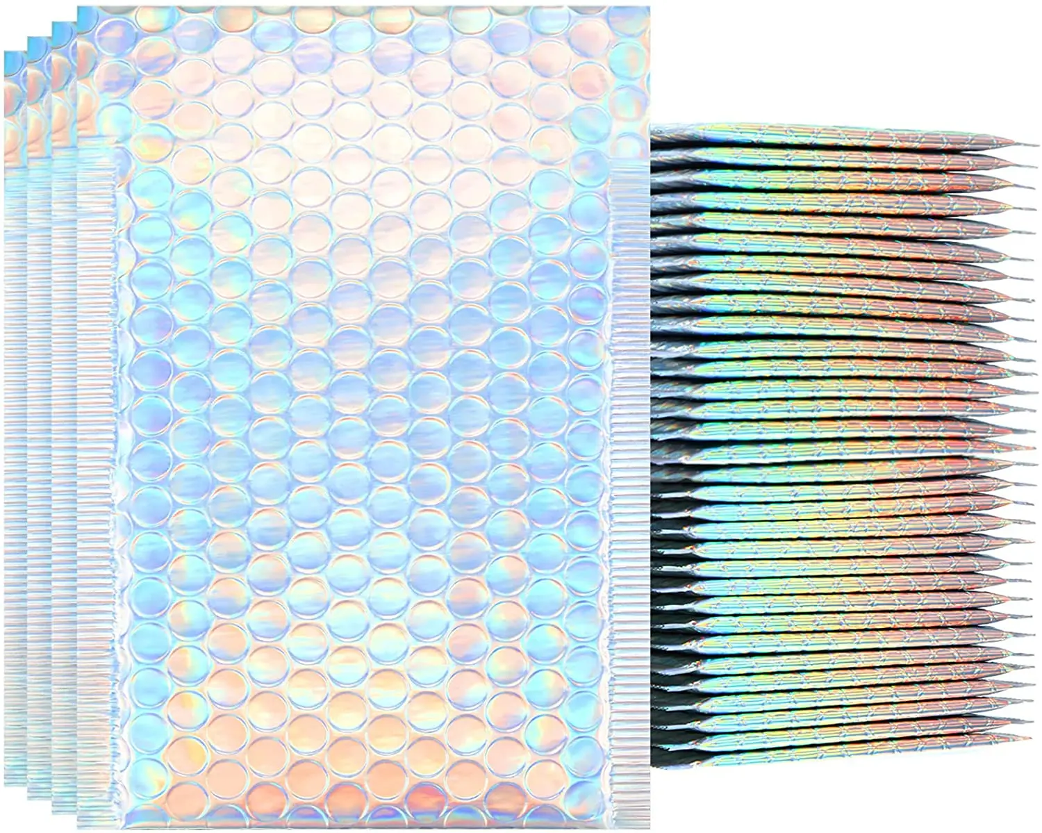 30 pçs bolha mailers laser poli bolha mailer auto selo envelopes acolchoados sacos de presente embalagem a laser sacos de envelope para livro