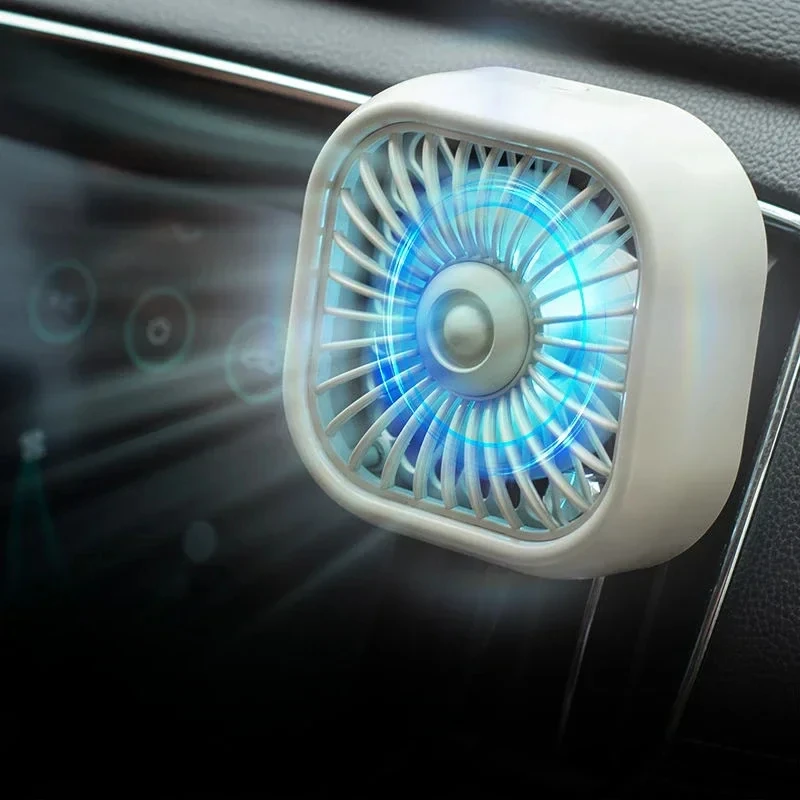 Mini-autoventilatieventilator Snelle koeling Energiezuinig USB-aangedreven - Draagbaar Levendige kleuren Eenvoudige installatie
