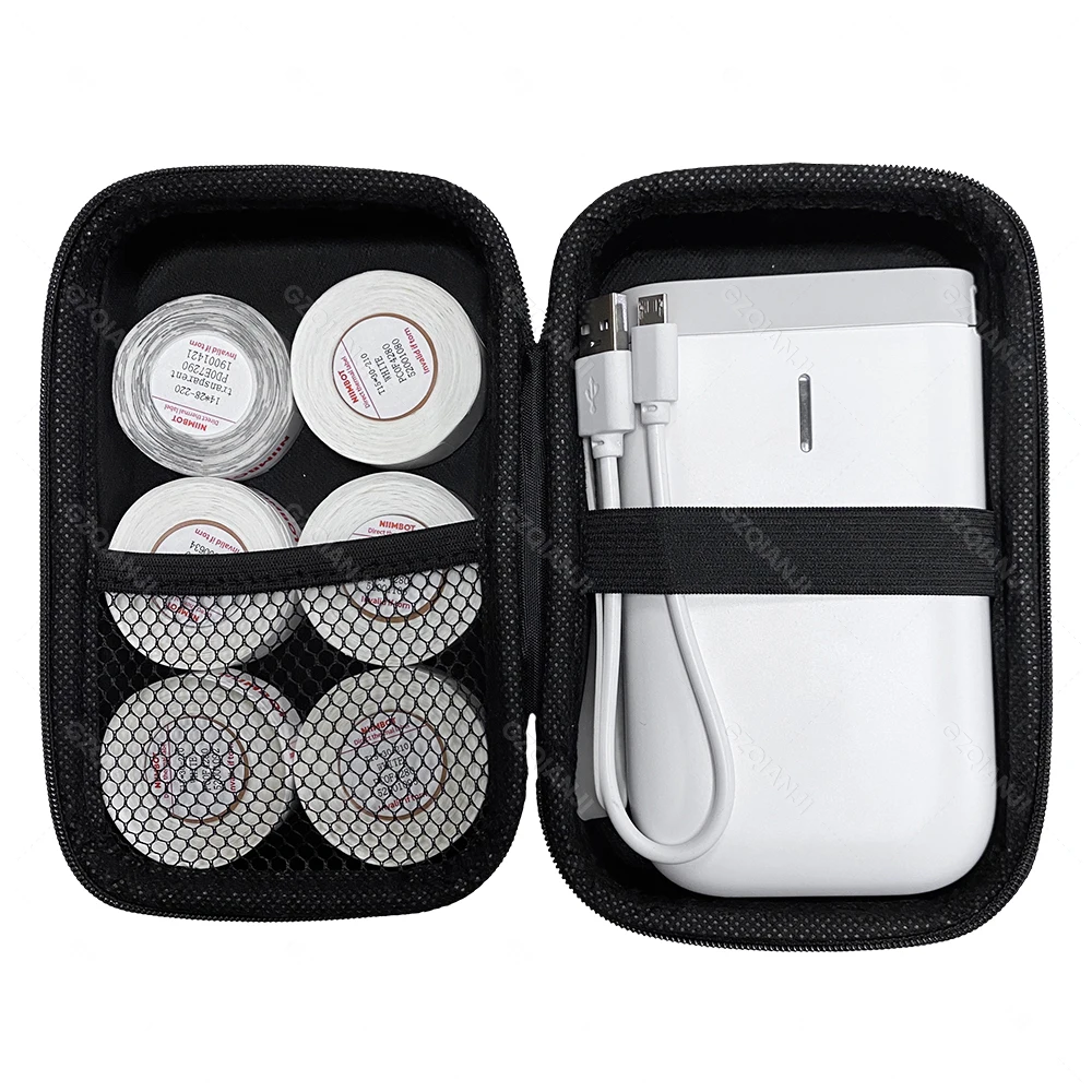 Tas Case Grijs Zwart Kleur Voor Niimbot D11 D101 D110 B1 B21 B203 Label Thermische Printer GEBRUIK Beschermende Shell