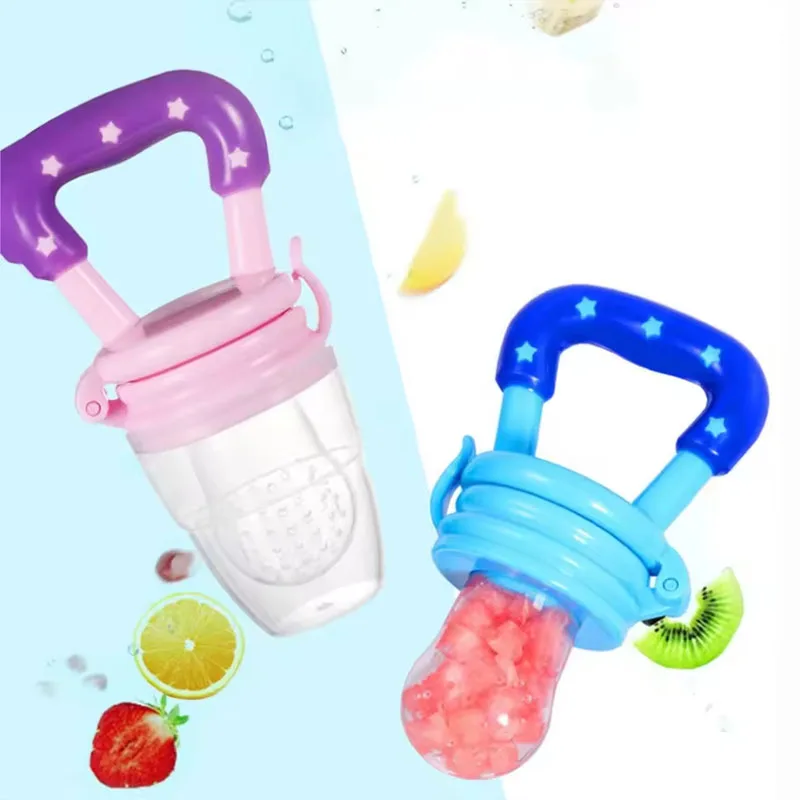 3-delige baby-fruit- en groentebijtring Voedingssupplement Bite Le Silicone Babyvoeding Servies