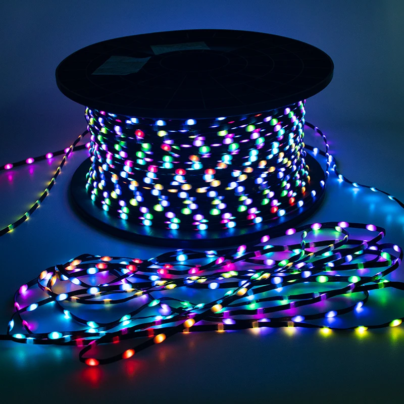 12V 4pin WS2815 Seed Pixel Light 4 Wires with Backup Data Wire Individually Addressable RGB Dreamcolor Christmas Fairy Lights