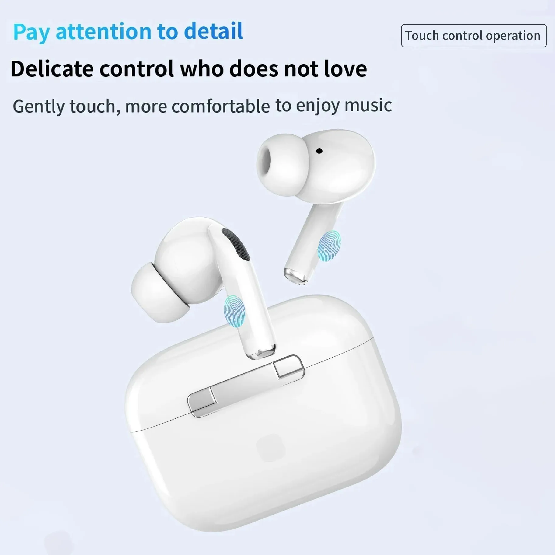 Tideboom Pro 5 TWS Max Wireless Bluetooth Earphones Sport Earbuds  In Ear Noise Cancelling Headset For iPhone Android Headphones