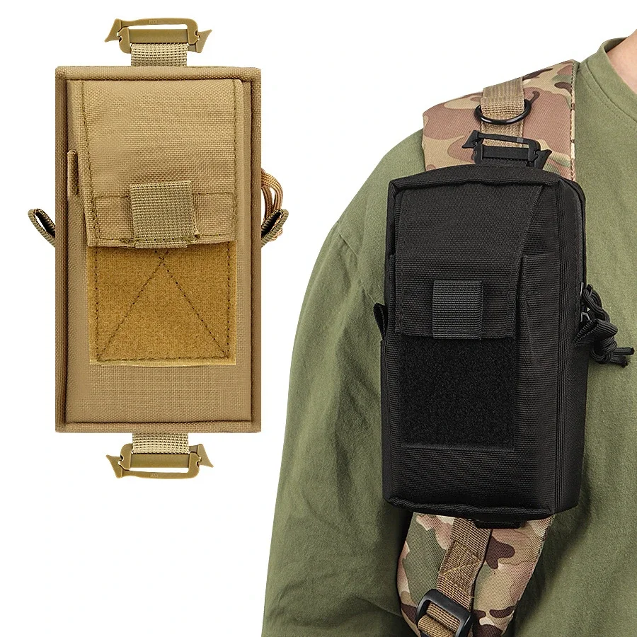 Molle 전술 허리 가방 야외 비상 edc 주머니 전화 팩 스포츠 등산 러닝 액세서리 도구 사냥 가방