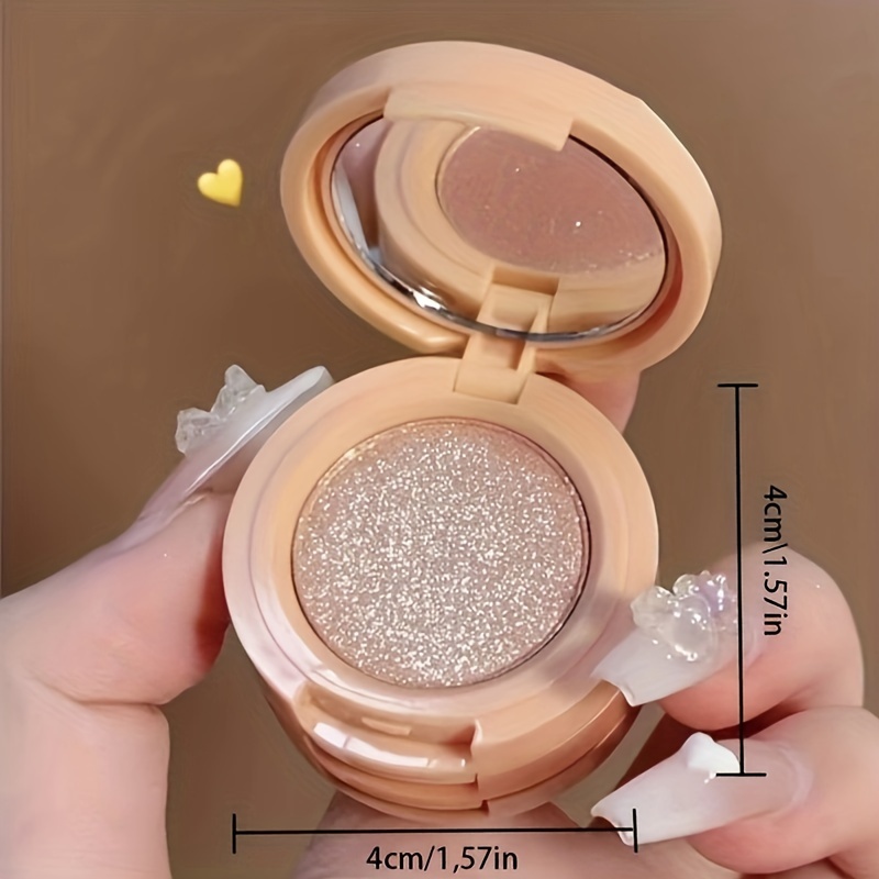 3-in-1 메이크업 팔레트, 매트 및 진주 같은 질감, 글리터 블러쉬 하이라이터, 컨투어링 3 레이어 팔레트