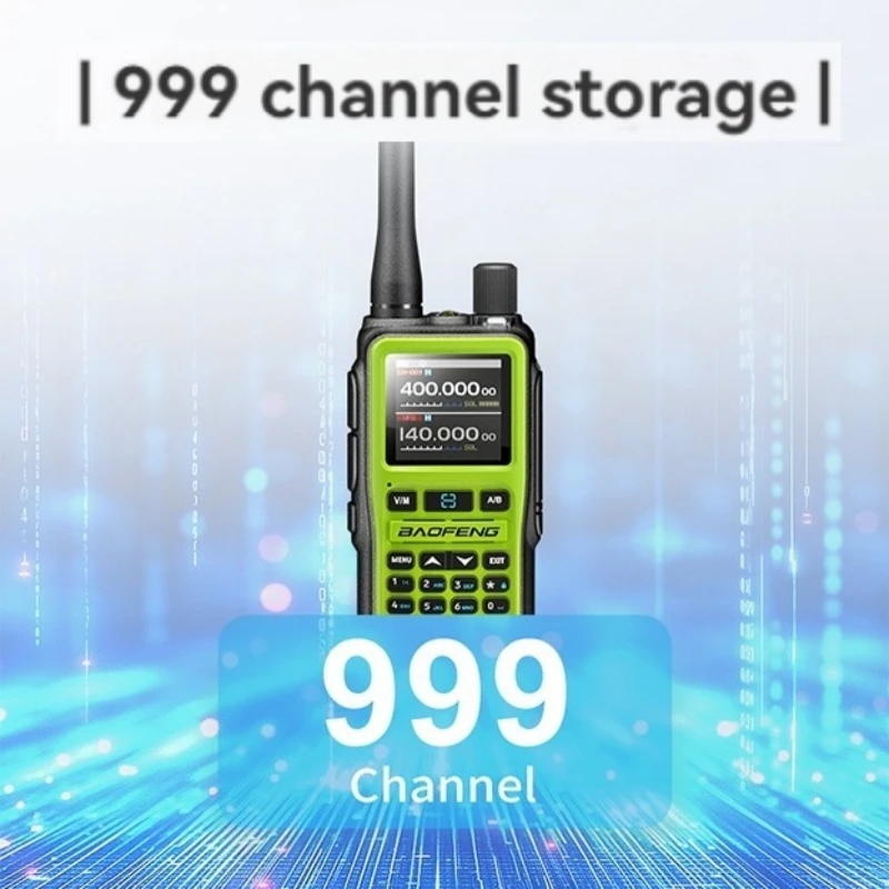 Baofeng UV 5R Mini Walkie Talkie Bluetooth Frecuencia de programación Hopping Tipo-C Jack Múltiples Colores PTT Dual Camping Ham Radios