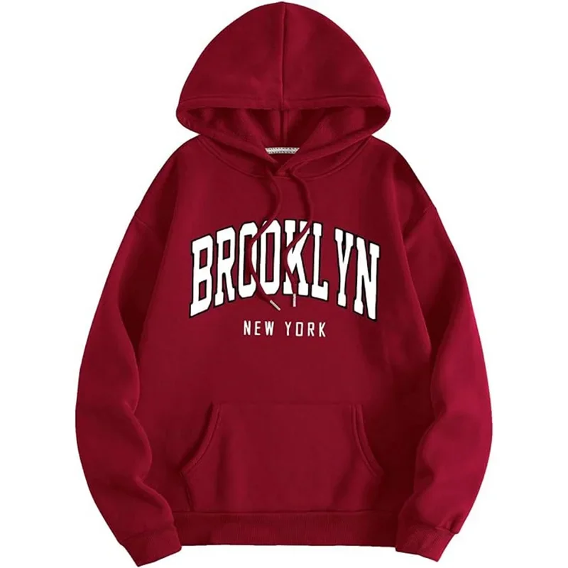 BROOKLYN Sudaderas con capucha informales para hombre Jerséis de primavera y otoño Sudaderas de varios colores a la moda Top
