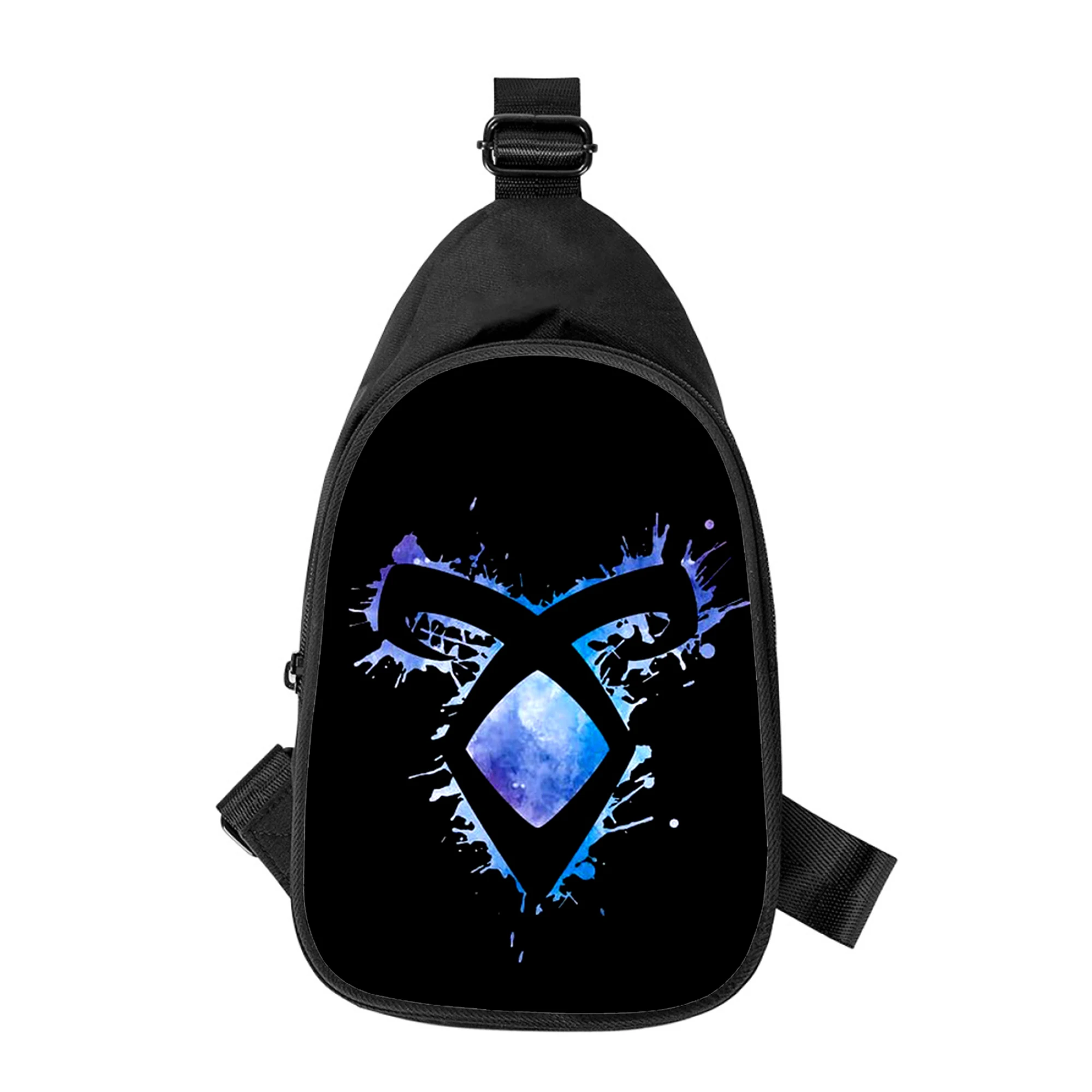 Shadow hunters 3D-Druck neue Männer Kreuz Brusttasche diagonal Frauen Umhängetasche Ehemann Schule Hüft tasche männliche Brust packung