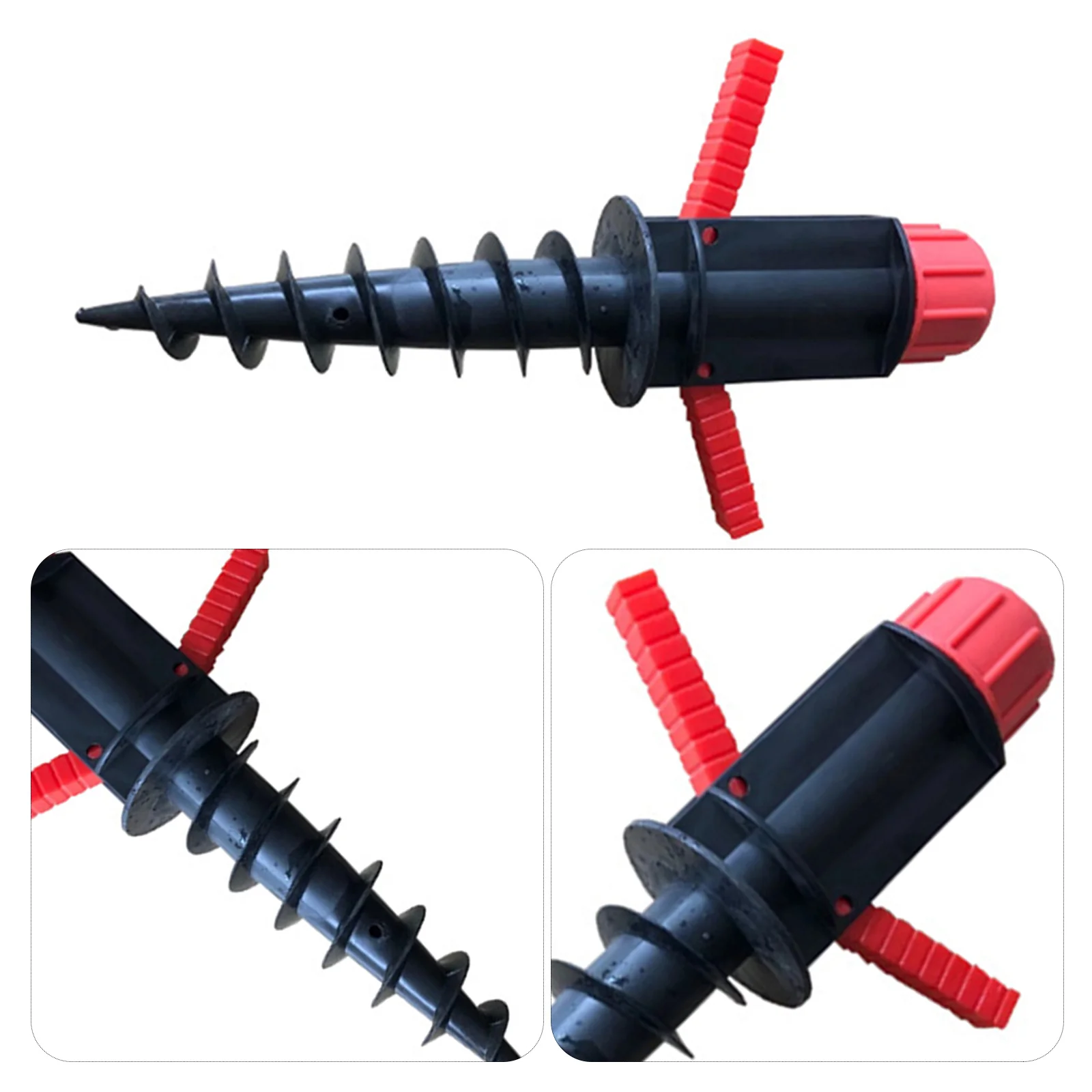 1Pc Beach Sun Umbrella Plug Parasol Anchor & Bases Patio Beach Folding Sand Hooks For Tent Grabber With Handle Large With Handle