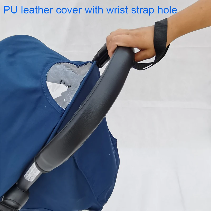 Kinderwagenaccessoires PU lederen beschermhoes Cover van armleuning en handvat voor Babyzen Yoyo Yoyo2 kinderwagen