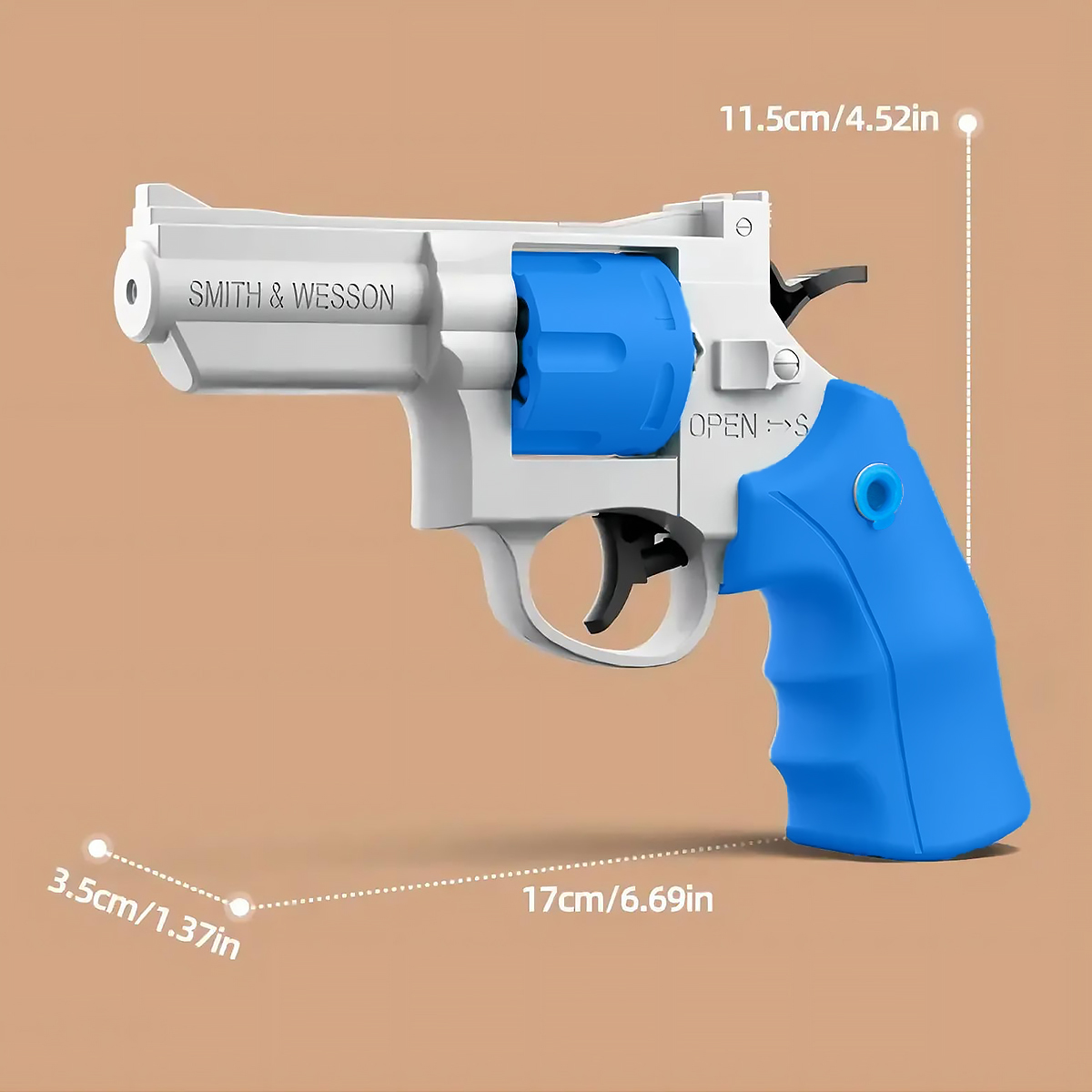 Mini Desert Eagle Manual Revolver Water Gun para crianças, pistola pequena, ao ar livre, brinquedo de praia, mecânico, fogo contínuo, ZP5