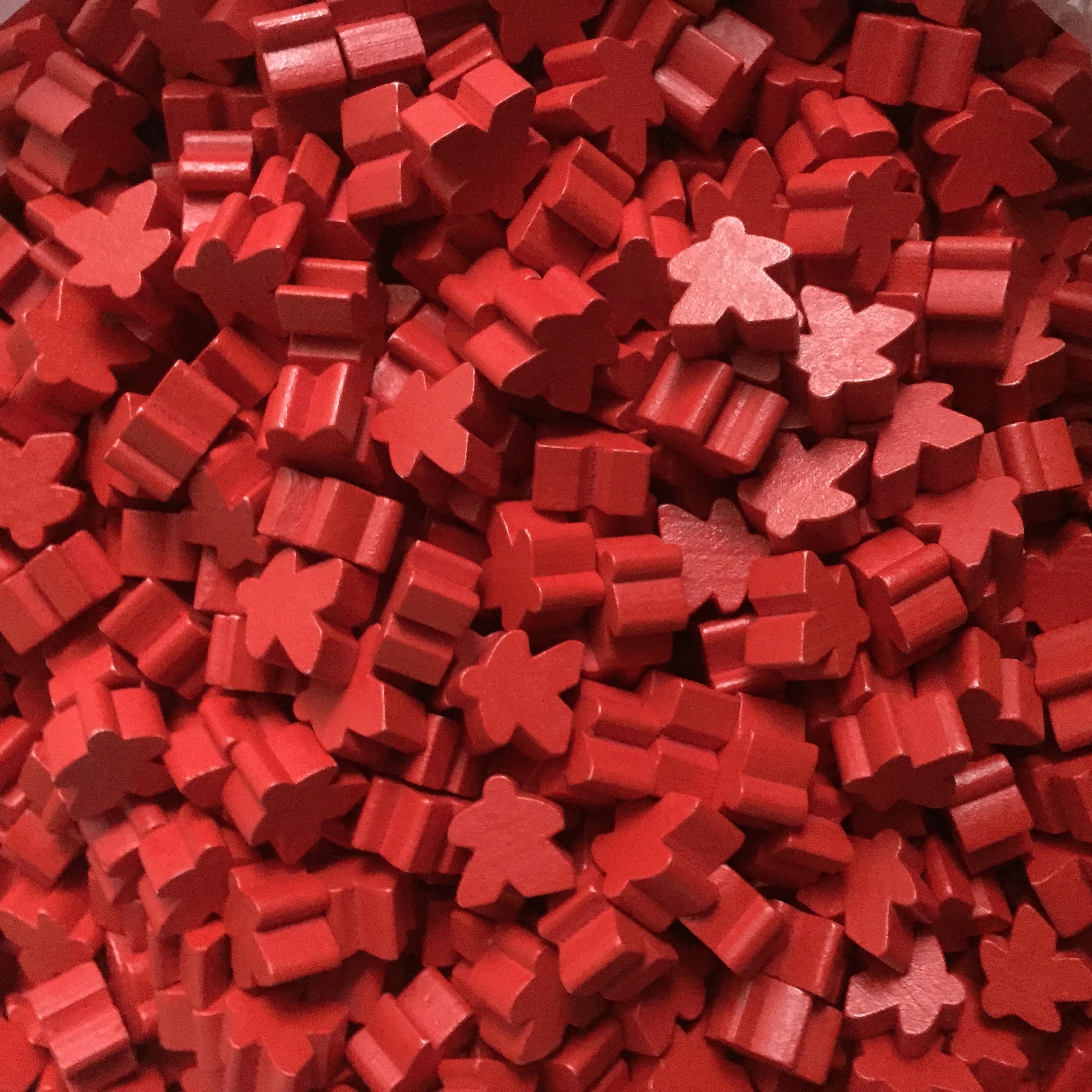 14PCS Wooden Humanoid Pawn Chess Pieces Standard Size 16mm For Board Game Accessories 14 Colors