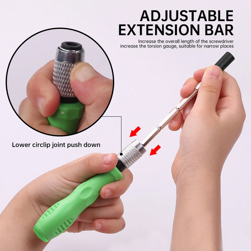 Mini 32-in-1 Screwdriver Bit Set Precision Screwdriver Set Magnetic Bits Repair Tool Kit