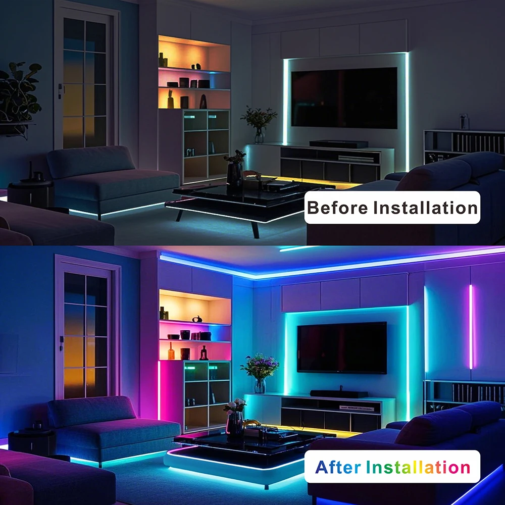 WS2812B Striscia Led 5v 30/60/74/96/144 Led Smart RGB Pixel Strip Nero/Bianco PCB IP30/65/67 WS2811 IC Ha Condotto La Luce 1m/2m/3m/4m/5m
