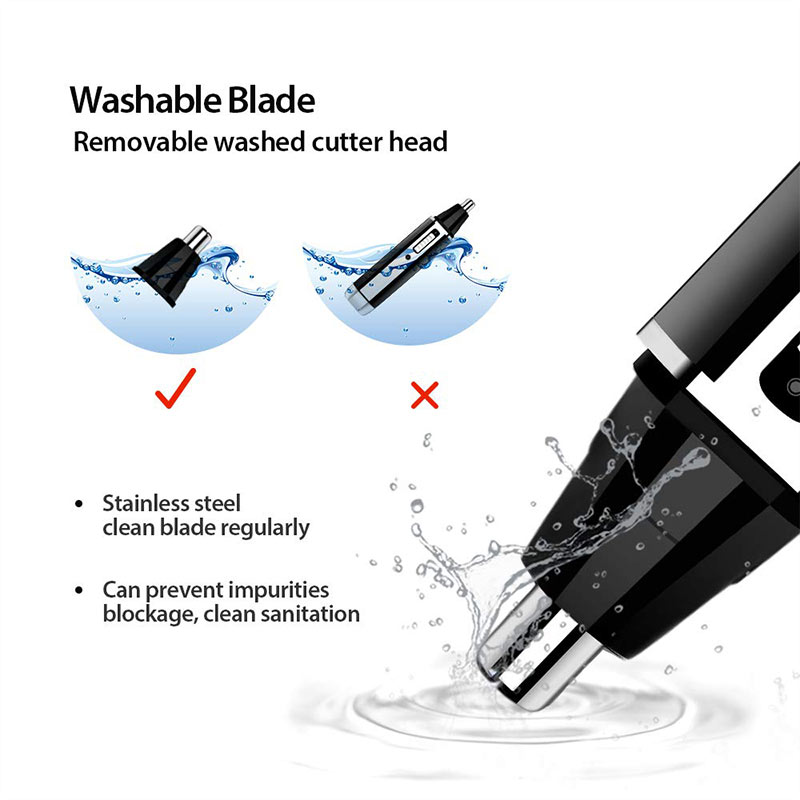 Kemei tondeuse électrique tout-en-un rechargeable pour hommes kit de toilettage tondeuse à barbe tondeuse à sourcils faciale nez oreille rasoir