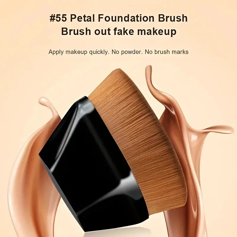 ใหม่ Magic แปรงแต่งหน้า Liquid Foundation BB ครีม No Trace Soft เส้นใยความหนาแน่นสูงผมพกพาสาวเครื่องมือความงาม