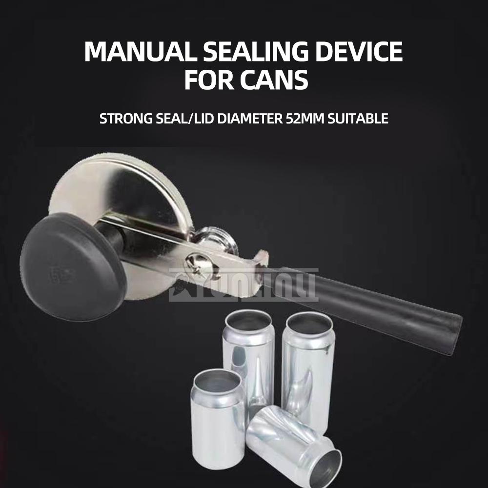 Máquina de sellado Manual portátil para latas de aluminio, selladora de botellas