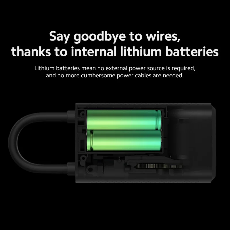 Xiaomi Mijia Compressore d'aria elettrico portatile 2/2D, Gonfiatore portatile Mi 2 PRO, Gonfiatore con pompa d'aria Rilevamento digitale della pressione dei pneumatici