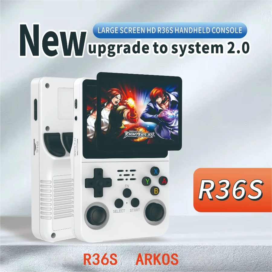 20000 games R36S retro game console 3.5-inch Linux open-source system portable handheld game console with 64G for children gifts