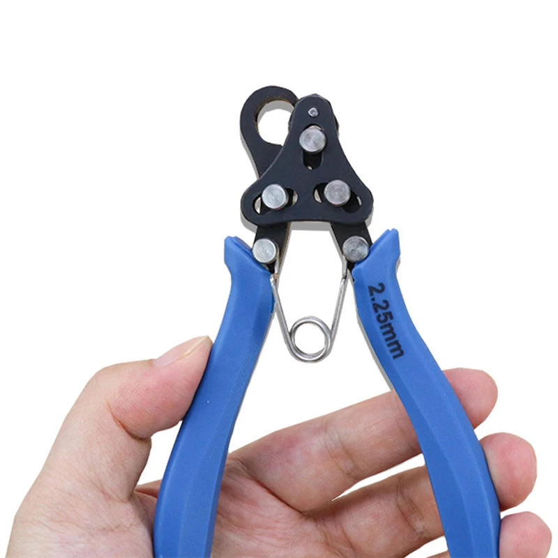Rolling Pliers with Ball Pins for Earring Making 1.5/2.25/3mm Winding C Ring Pliers Kit with Eye Pins for Jewelry Pendant Making