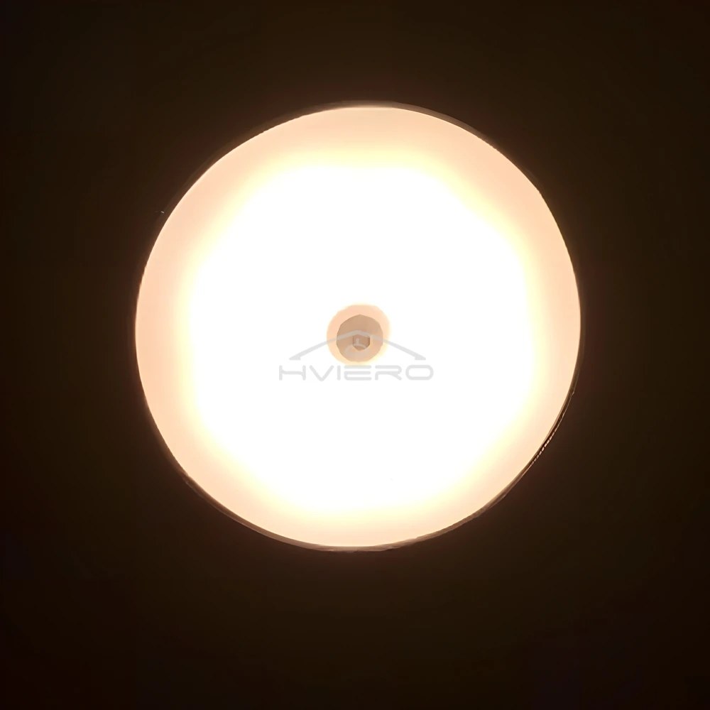 Wireless Motion Sensor Night Light ห้องนอน 8LED เครื่องตรวจจับผนังตกแต่งรอบโคมไฟบันไดตู้เสื้อผ้าห้องข้างเตียงตู้เสื้อผ้าหลอดไฟ