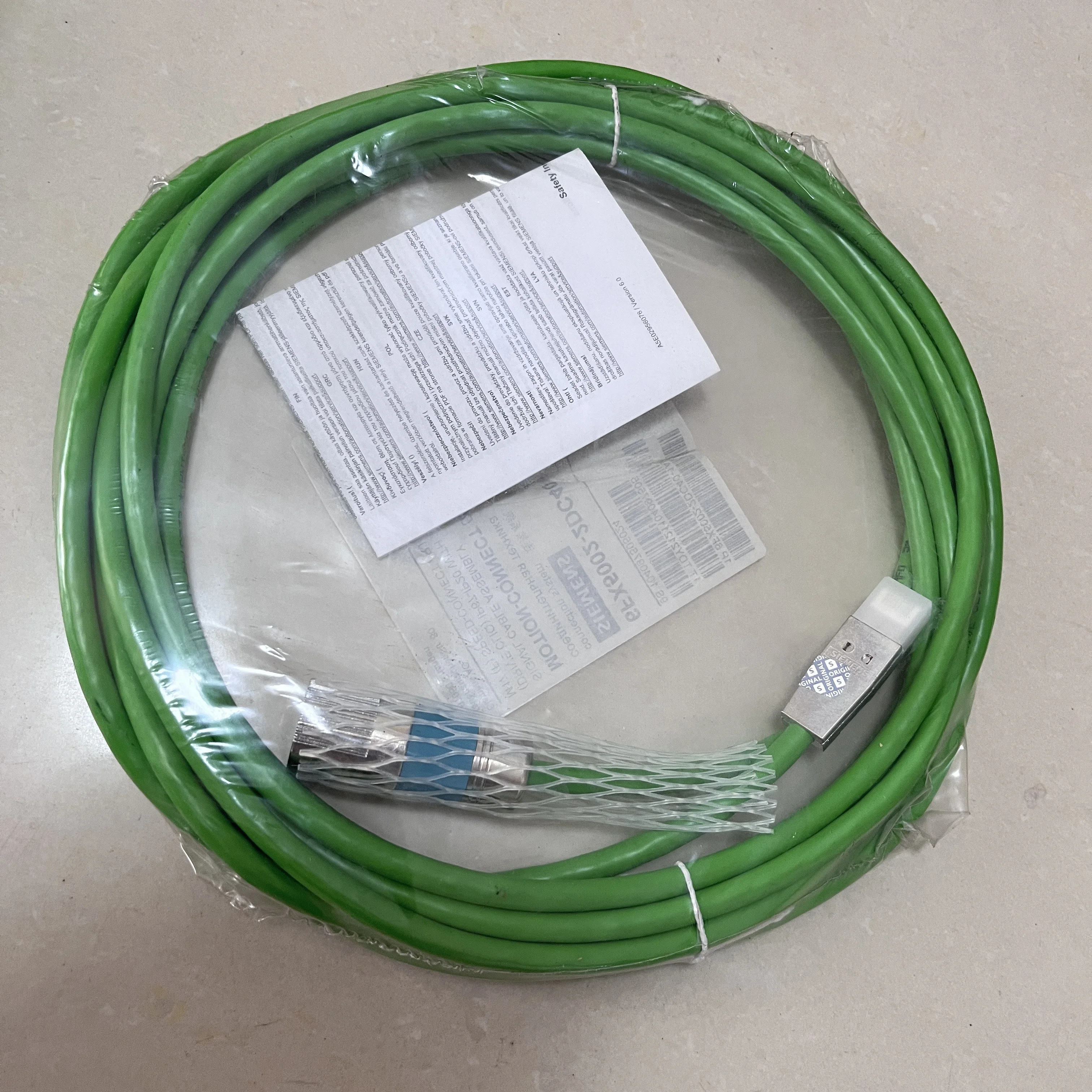 6Fx5002-2Dc40-1Af0 Siemens Encoder Line 828D Encoder Cable Signal Cable 5m