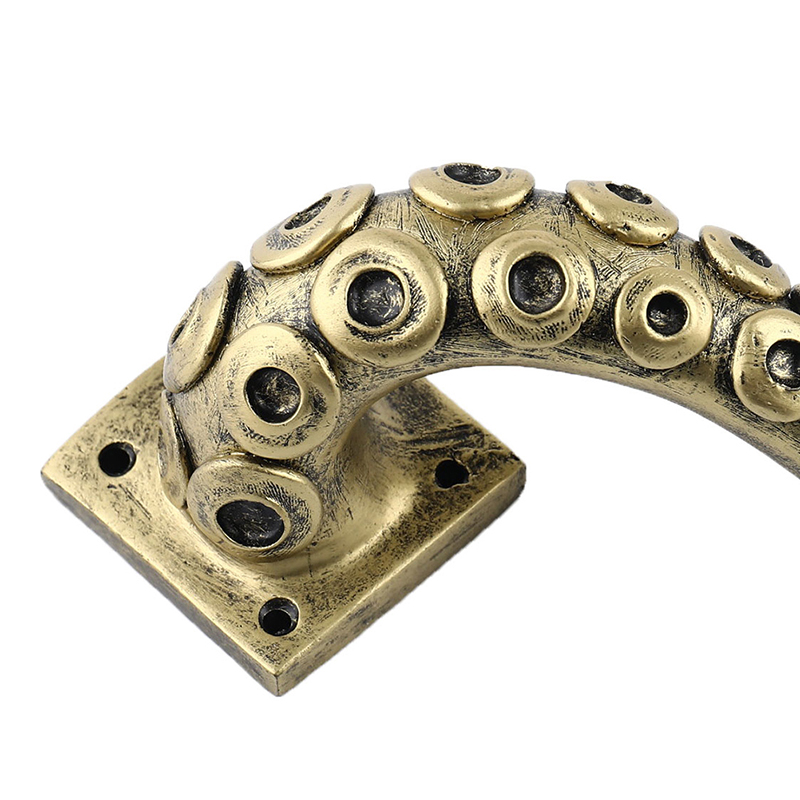 Vintage Octopus Door Knob Animal Style Outdoor Hook Furniture Drawer Bar Pulls Handle Hardware Ancient Cabinet Shake Handshandle