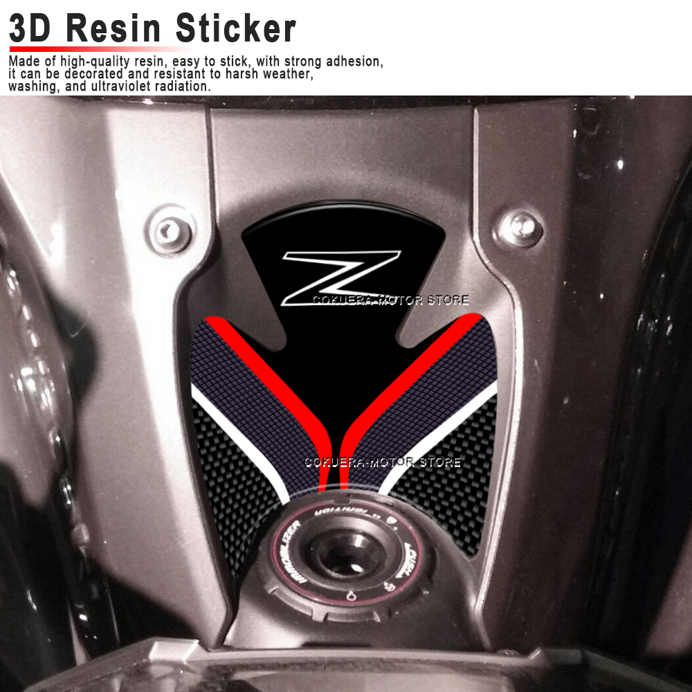 For Z900 Z 900 Motorcycle Accessories 3D Resin Sticker Area Key Ignition Protective Sticker
