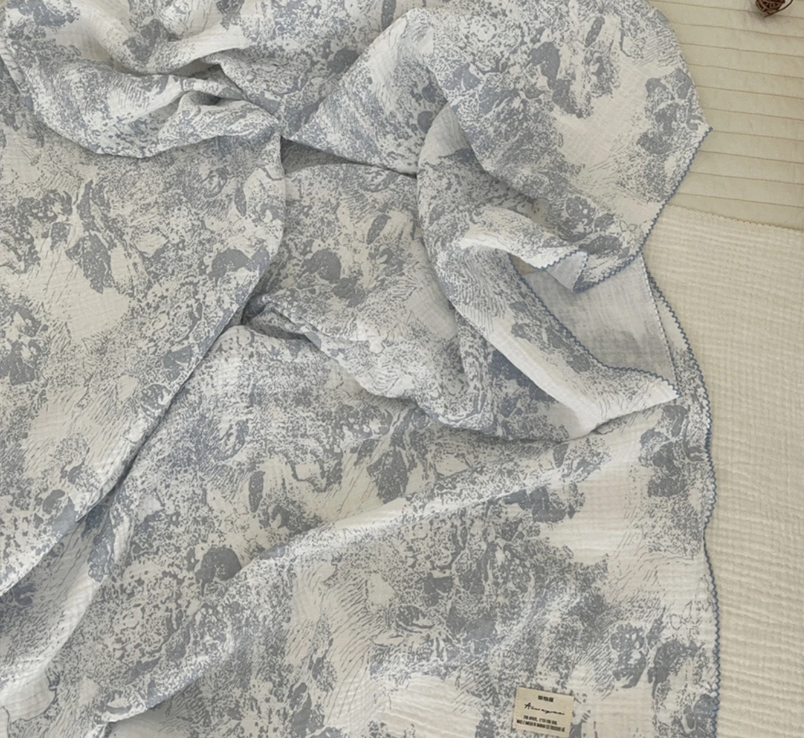 아기 담요 신생아 모슬린 Swaddle 랩 담요 여름 면화 부드러운 아기 수신 담요 유아 잠자는 커버 아기 물건