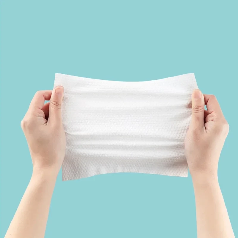 100 pezzi usa e getta di spessore 100% cotone asciugamano per il viso Make Up salviette struccanti morbide salviette detergenti asciutte per la cura della pelle
