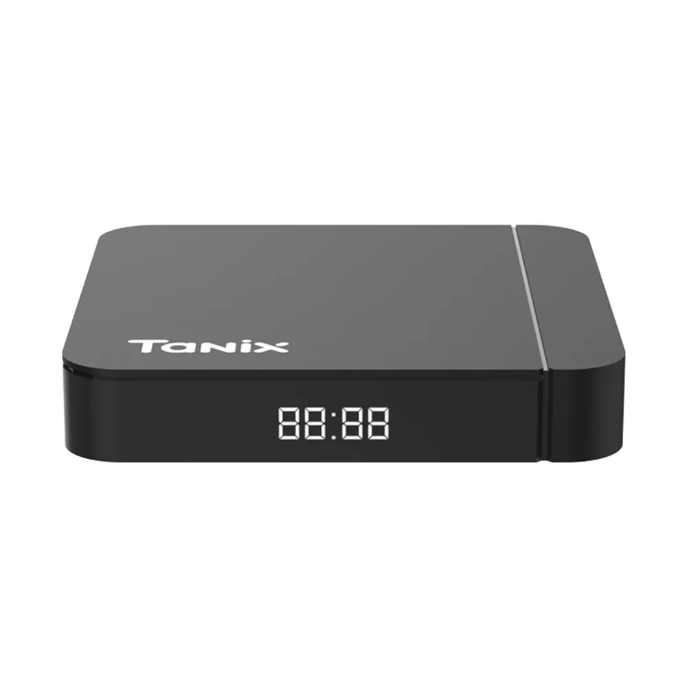 Tanix-Boîtier TV d'origine W2, Amlogic S905W2, 2 Go/4 Go RAM, 16 Go/32 Go/64 Go, Dean, H.disparates, 3D, AV1, BTpig, 2.4G, 5G, Wifi, 4K, HDR, lecteur décodeur