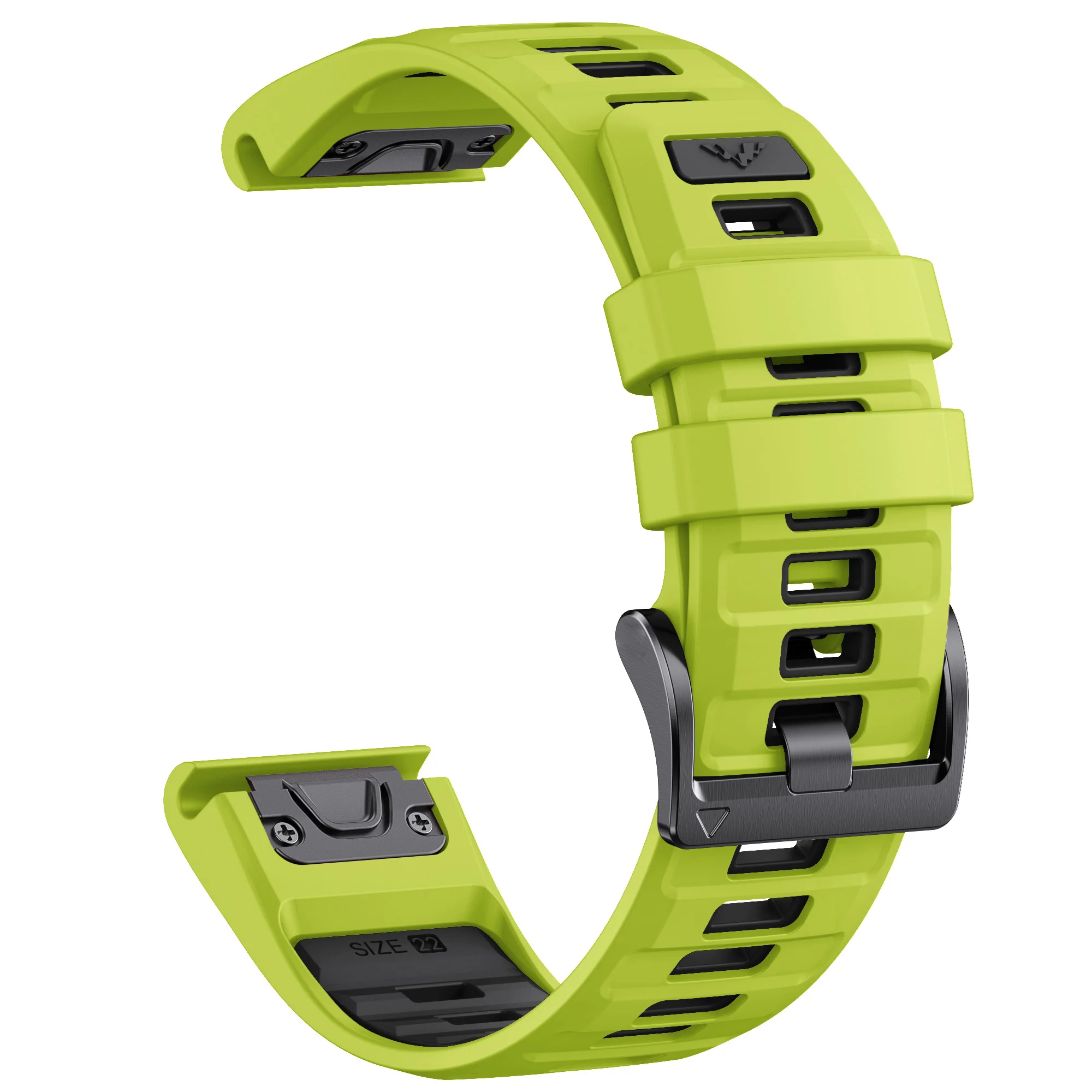 Garmin Fenix ​​8 47mm 51mm E 7 7X 6 6X 5 5X/Epix Pro/Enduro 3 QuickFit 22mm 26mm 실리콘 스트랩 팔찌용 1:1 Fenix8 시계 밴드