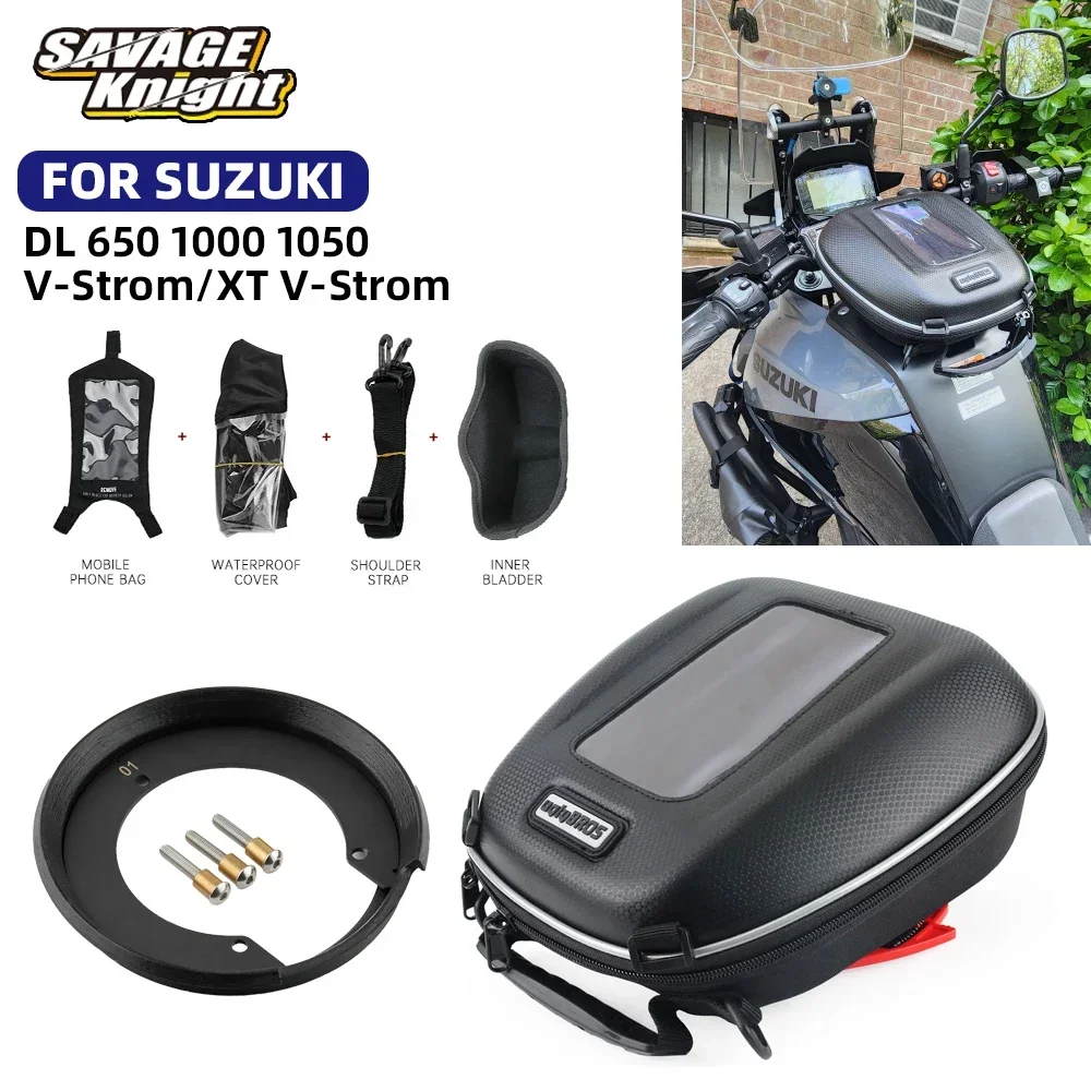 Bolsa de tanque para motocicleta SUZUKI DL650 DL1000 DL1050 V Strom XT v-strom, mochila impermeable para equipaje DL 1050 1000 650 VStrom