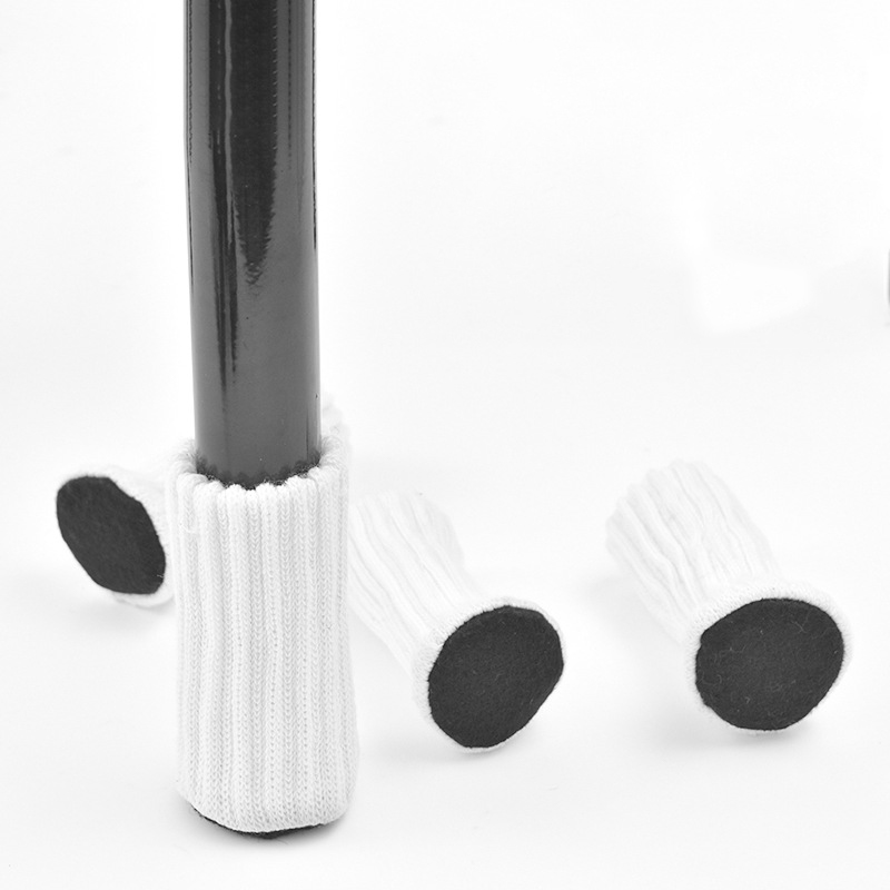 16 Uds. Calcetines para patas de silla, protectores de suelo para pies de muebles tejidos, almohadillas antideslizantes, cubiertas de calcetines para patas de silla de mesa gruesas y silenciosas