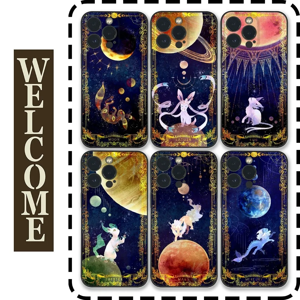 Casing ponsel kartun Jolteon lucu untuk Samsung Galaxy S24 Ultra S22 S23 Ultra S21 S20 5G silikon pelindung TPU Funda
