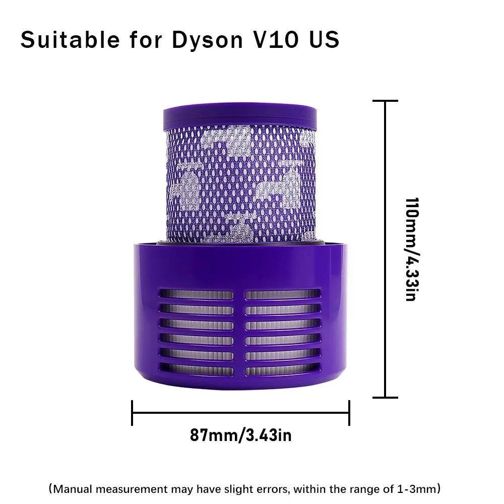 Hape สําหรับ Dyson G5 V6 V7 V8 V10 V11 V12 V15 SV12 SV14 SV18 SV19 SV20Robot เครื่องดูดฝุ่นอุปกรณ์เสริมแปรงกรองสิ่งที่แนบมา