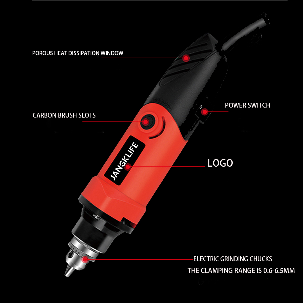 Hochleistungs-Geschwindigkeitsregulierendes Schleifen, elektromechanische Schleifmaschine, elektrische Jadegravurmaschine, handgehaltener multifunktionaler Po