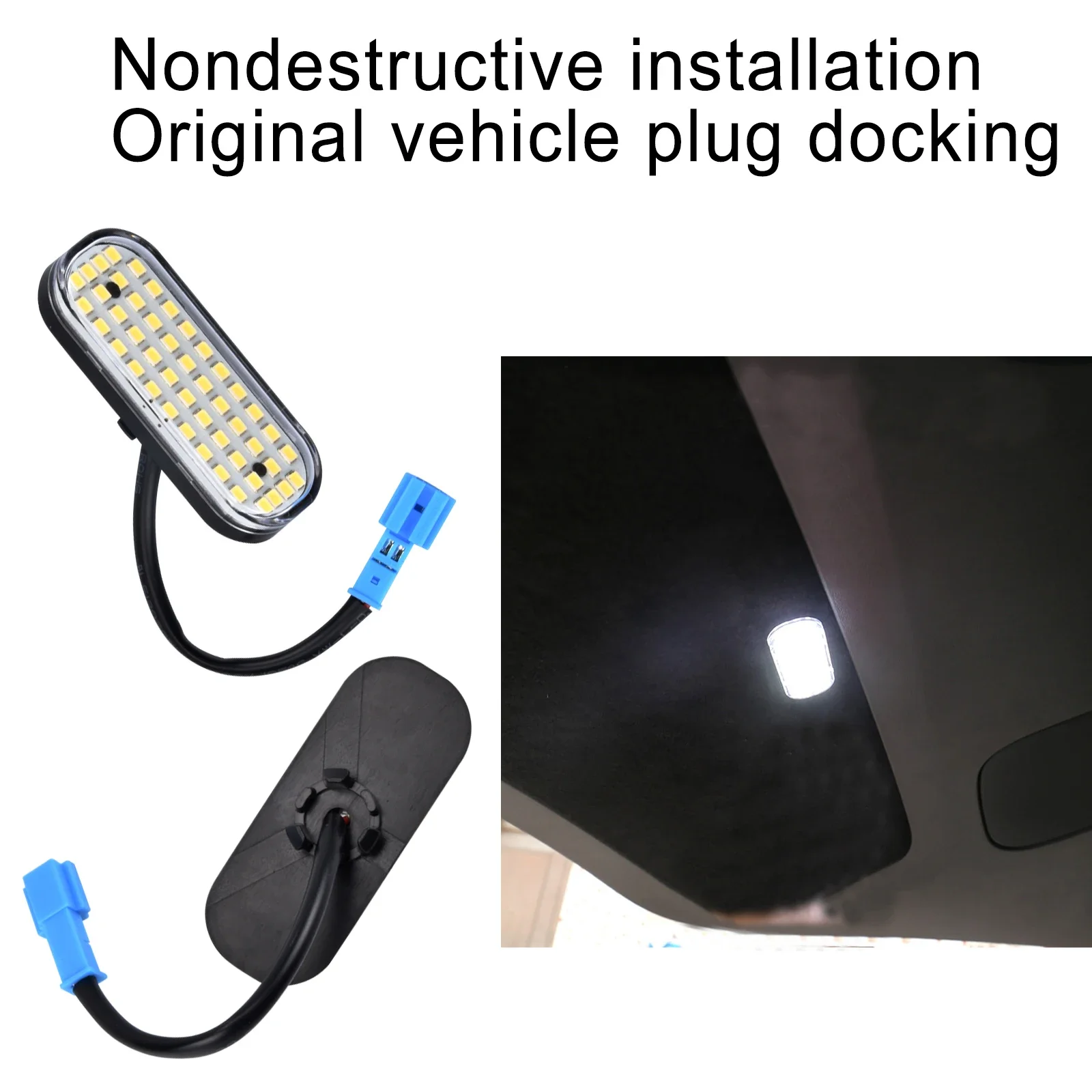 トランクライトテスラモデル Y 48 LED インテリア荷物オリジナルコネクタテールブーツ照明ランプ交換アクセサリー 2023