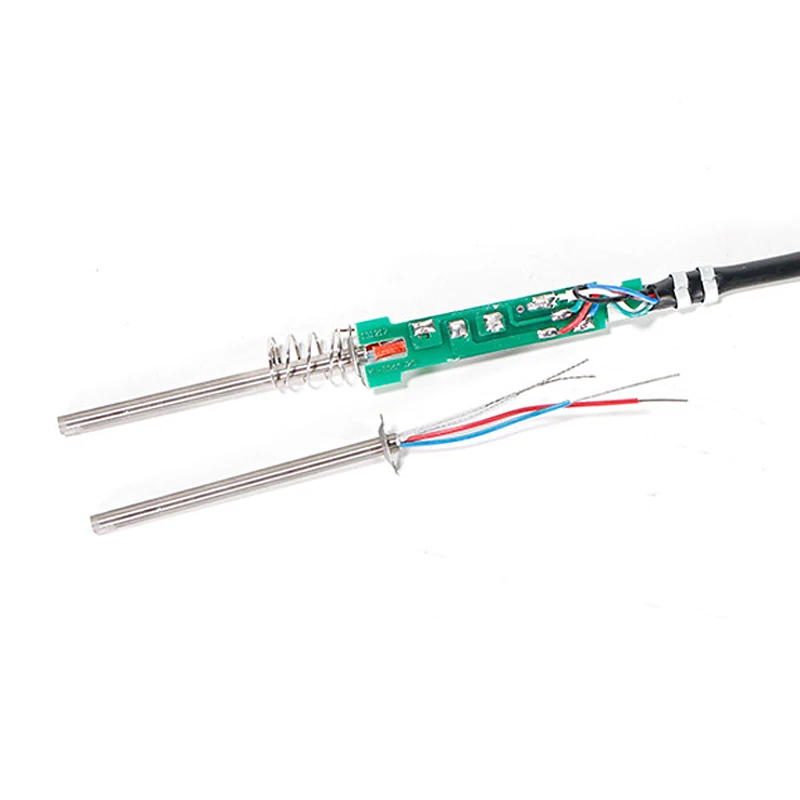YIHUA 907A Soldering Iron Handle 50W Universal 936 สถานีบัดกรีเตารีดไฟฟ้า 5 หลุมอินเทอร์เฟซเครื่องมือเชื่อมอุปกรณ์เสริม