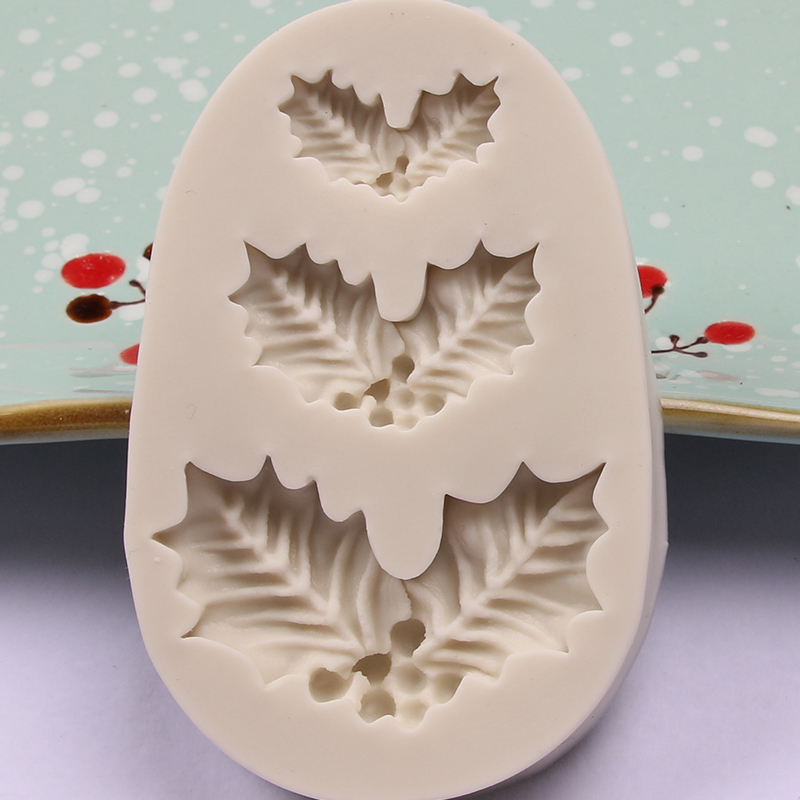 Christmas Silicone Mold Xmas Cake Decorating Tools Snowflake Christmas Tree Elk Fondant Chocolate Cupcake Candy Baking Mould