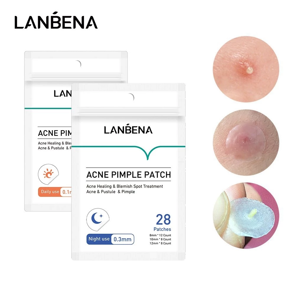 LANBENA Invisible acné parche para espinillas mascarilla acné espinillas eliminación de imperfecciones pegatinas tratamiento del acné maestro uso diario/noche