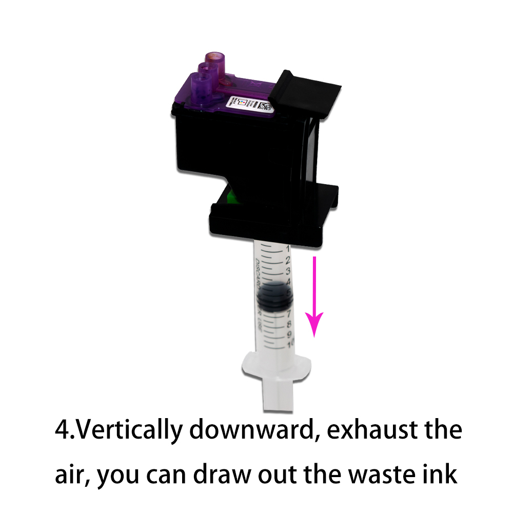 Ferramenta de recarga DIY para impressora jato de tinta Epson/hp/Canon/lexmark com seringa com almofada verde