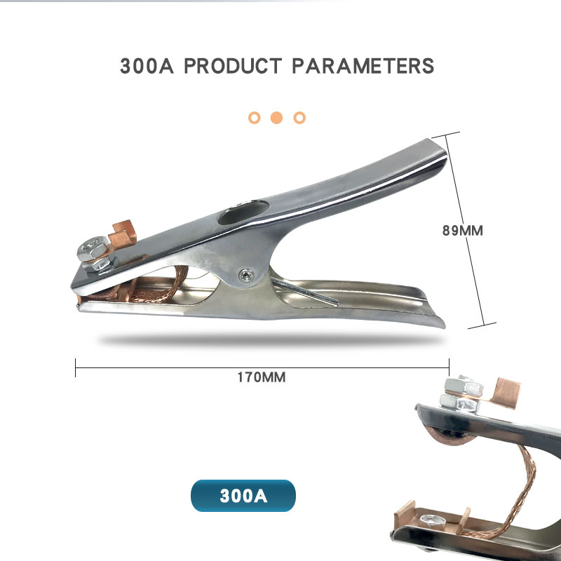 300A 500A 800A Electric Welding Machine Ground Clip 300 500 800 Connection Clamp Argon Arc Welding Machine Ground Clip 1PCS