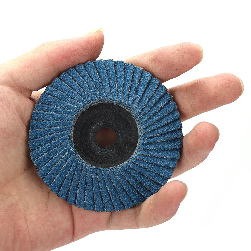 75mm 1/3pcs discos de aba plana 3 polegadas rebolo mini disco de lixa para moedor de ângulo polimento de metal madeira abrasivo