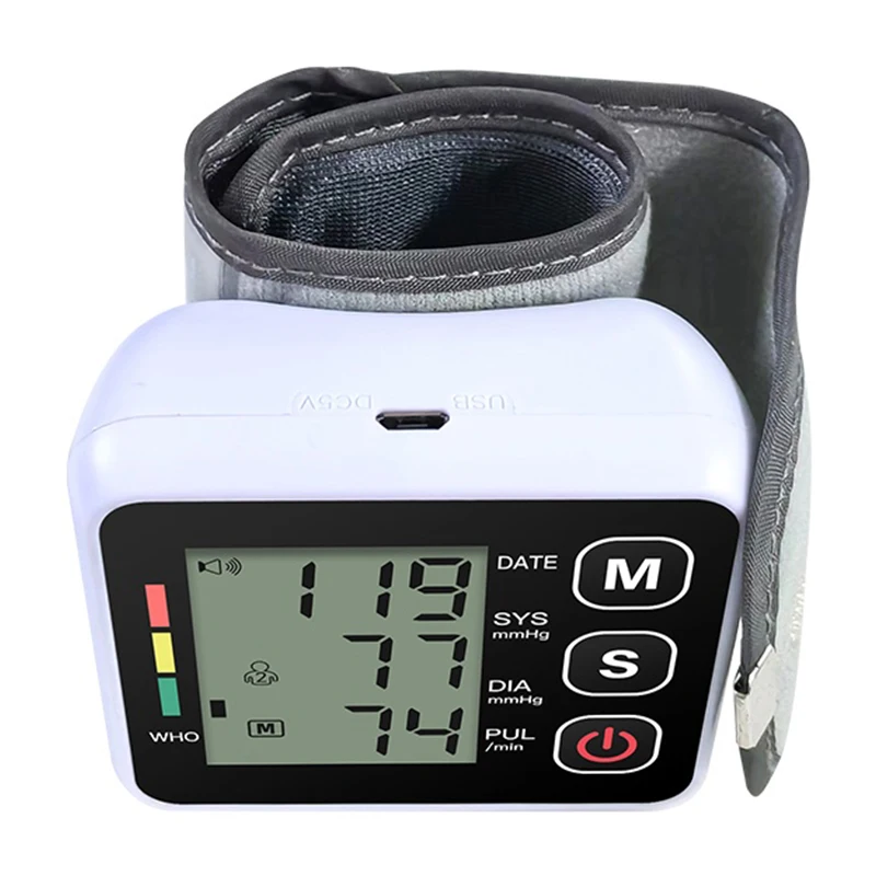 Digitale polsbloeddrukmeter Medische bovenarm bloeddrukmeter Automatische tonometer Tensiometro bloeddrukmeter