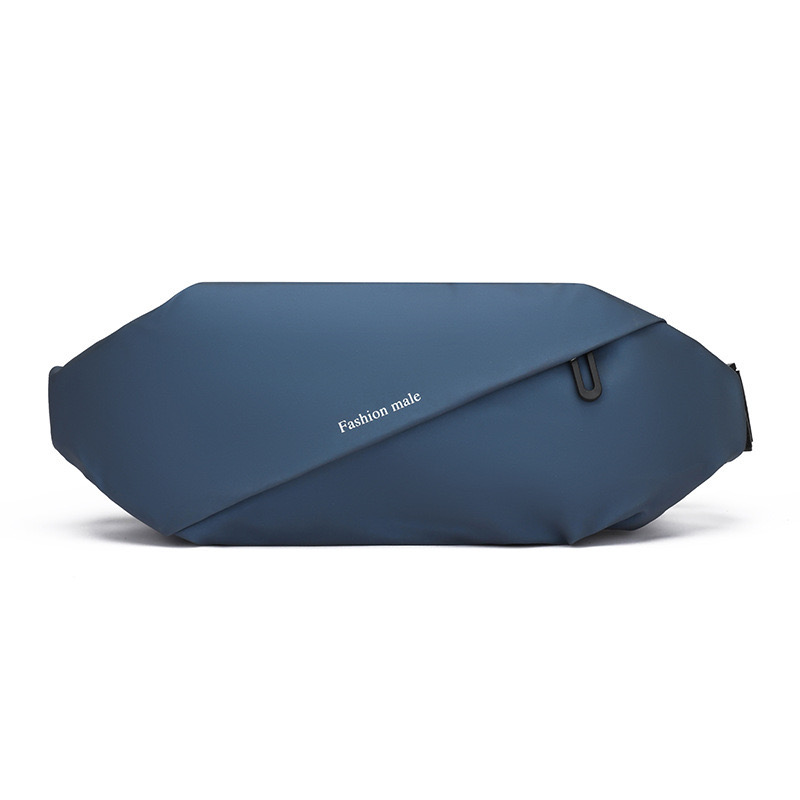 Bolsa de peito simples de alta qualidade masculina, bolsa crossbody de ombro, bolsa de cintura à prova d'água com vários compartimentos para viagens