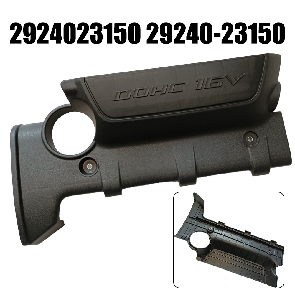1pc 黒プラスチック車のエンジンカバーヒュンダイエラントラ I30 ツーソン起亜 MK2 2.0L # 29240-23150 新しい高品質部品