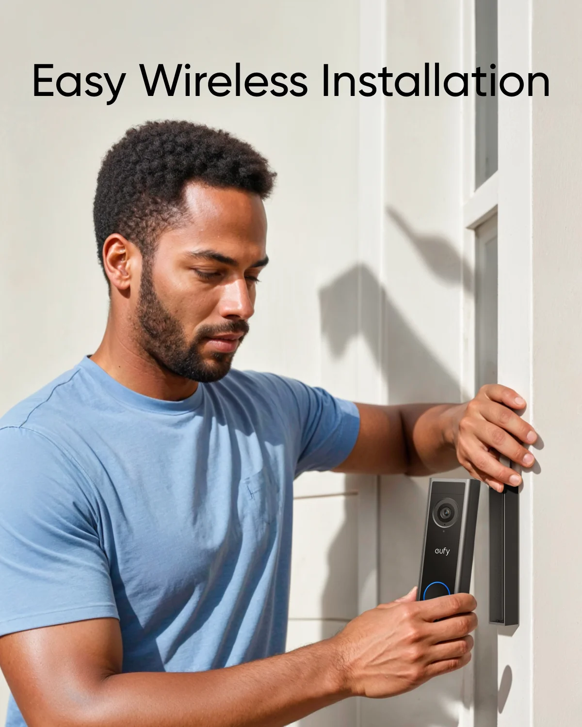 eufy Video Doorbell C30 Battery Powered 2K FHD16:9 Expanded View Easy Installation Live Video Call