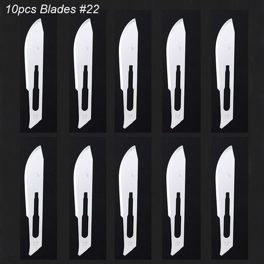 20 stuks metalen graveermes 10 #   11 #   12 #   15 #   20 #   22 #   23 #   24 #   Roestvrij staal papier fruit voedsel gesneden houtsnijmes