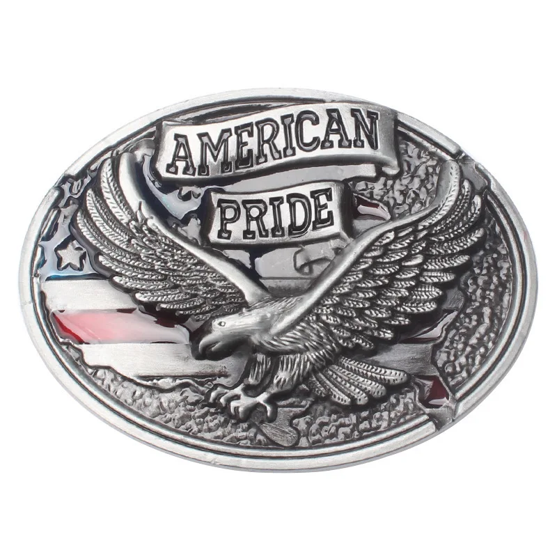 American Glory Belt Buckle for Man Eagle Pattern Waistband DIY